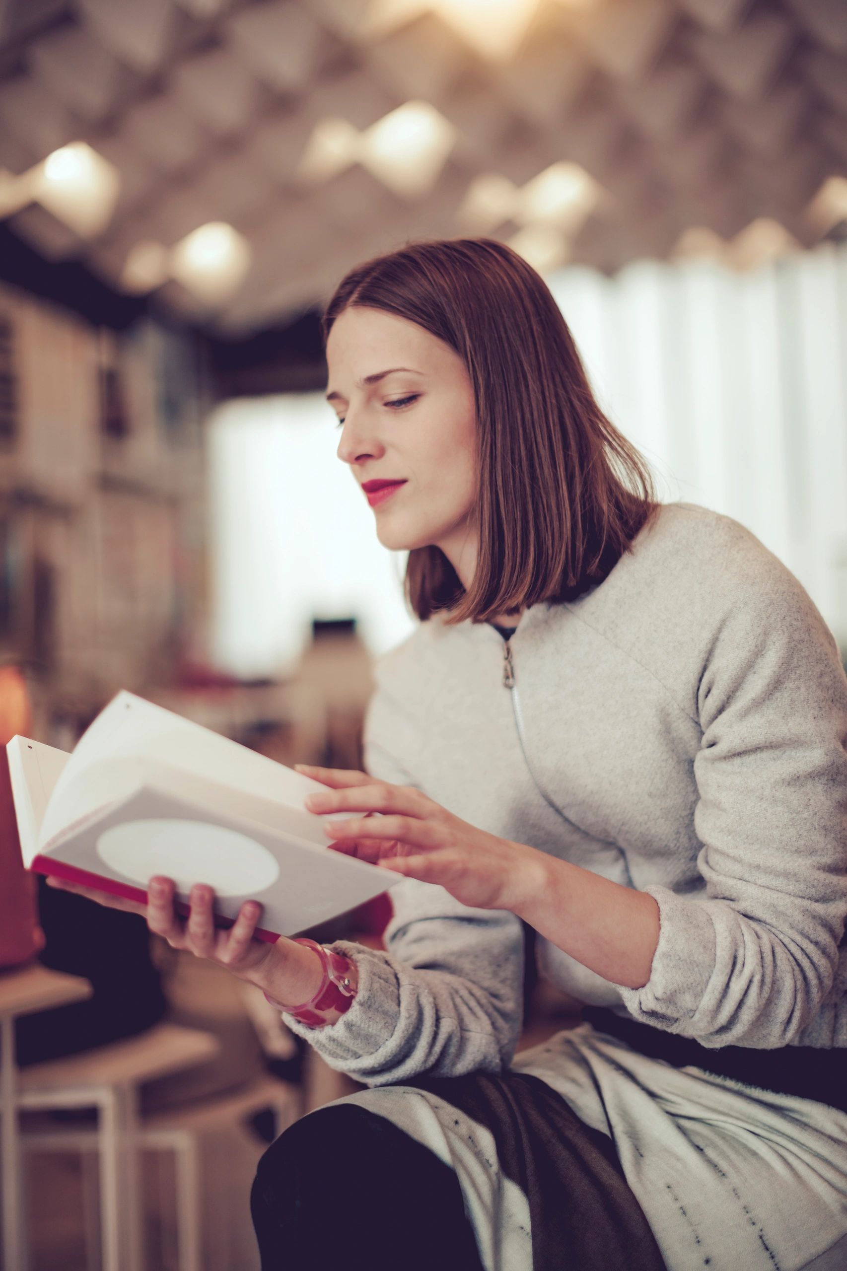 Founder of Girl Books in the shop